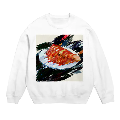 大盛りオムライススケッチ2 Crew Neck Sweatshirt