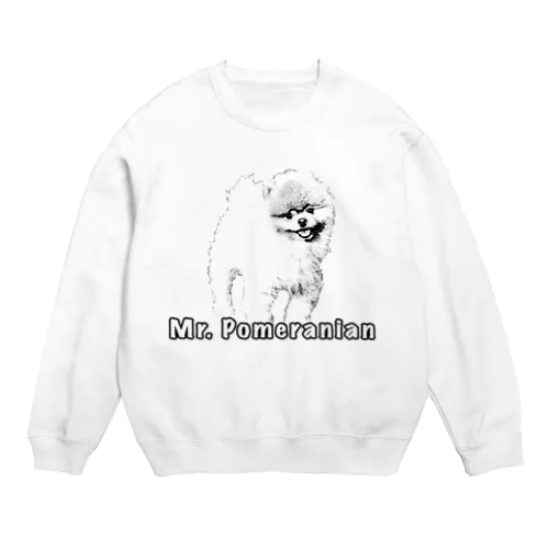 Mr.Pomeranian Crew Neck Sweatshirt