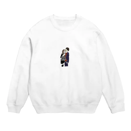 あなたと私　(支え合い) Crew Neck Sweatshirt