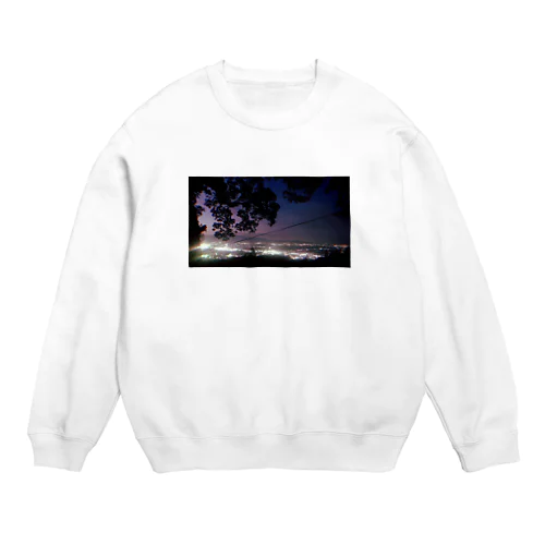 夜と夕暮れのあいだ Crew Neck Sweatshirt