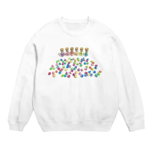 おりがみサイコロの瓶詰め【カラフル】 Crew Neck Sweatshirt