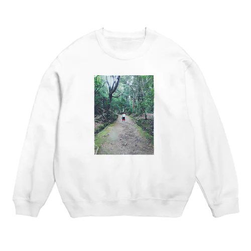 待つ構え Crew Neck Sweatshirt