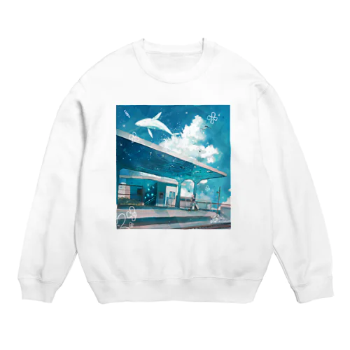 暑くて涼しい夏へようこそ！ Crew Neck Sweatshirt