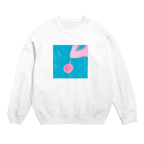 ポップなさくらんぼ Crew Neck Sweatshirt