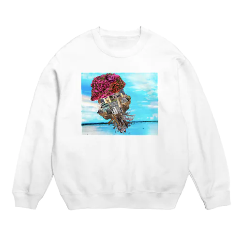 花咲く天空の城 Crew Neck Sweatshirt