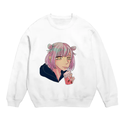 紫ちゃん Crew Neck Sweatshirt