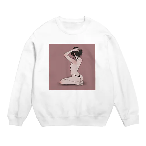 準備中の彼女 Crew Neck Sweatshirt