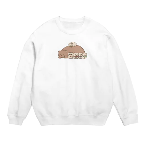 ゴレンジャーたぬき2 Crew Neck Sweatshirt