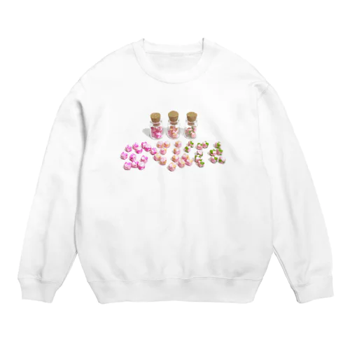 おりがみサイコロの瓶詰め【桜】 Crew Neck Sweatshirt