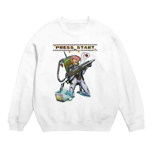 “PRESS START” 2-#1 Crew Neck Sweatshirt