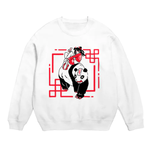 キョンシーパンダ Crew Neck Sweatshirt