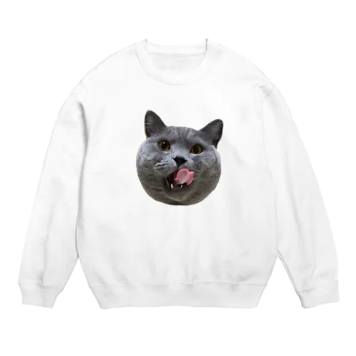 むっちり丸ぺろり Crew Neck Sweatshirt