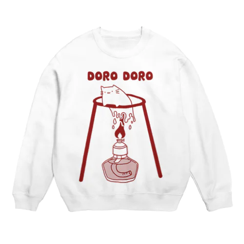 ドロドロぬこ Crew Neck Sweatshirt