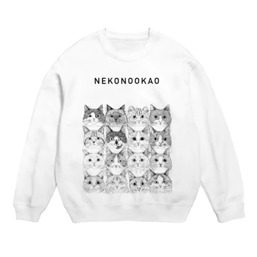 第8回同窓会/NEKONOOKAO/16CATS Crew Neck Sweatshirt