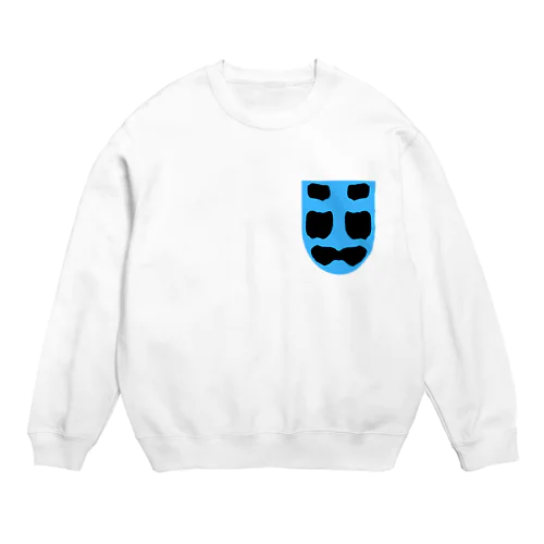 甲虫ポケット ルリボシカミキリ【Always with Bugs】 Crew Neck Sweatshirt