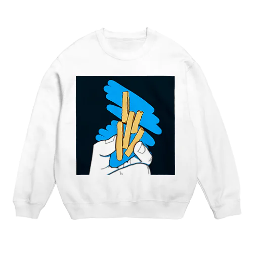 ポテト？芋けんぴ？芋けんぴ！ Crew Neck Sweatshirt