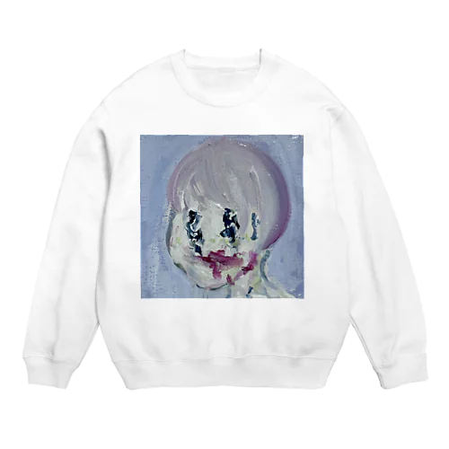 顔色悪いけど大丈夫ちゃん？ Crew Neck Sweatshirt