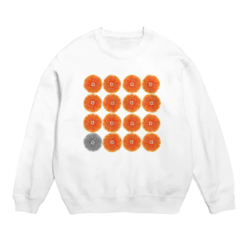 みかんいっぱいビタミンC Crew Neck Sweatshirt