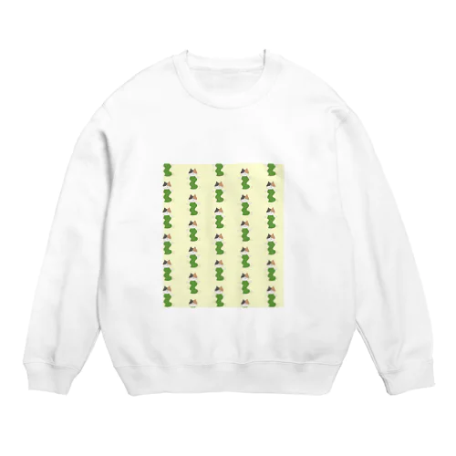 コンブにゃんこ Crew Neck Sweatshirt