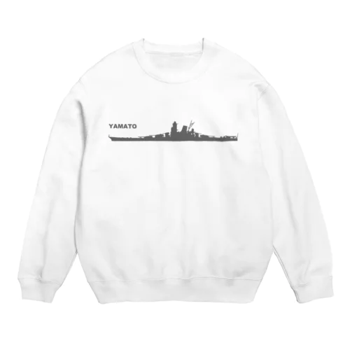 軍艦　大和（グレー） Crew Neck Sweatshirt