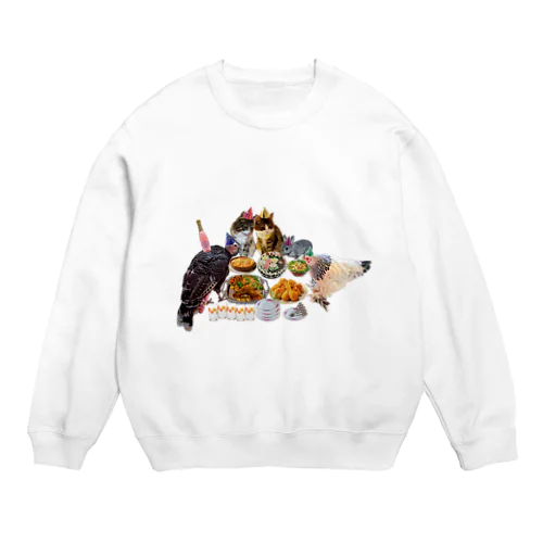 つくね歓迎パーティ Crew Neck Sweatshirt