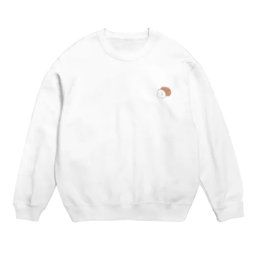 ヒメウズラよりそいもっちりちゃんシリーズ Crew Neck Sweatshirt