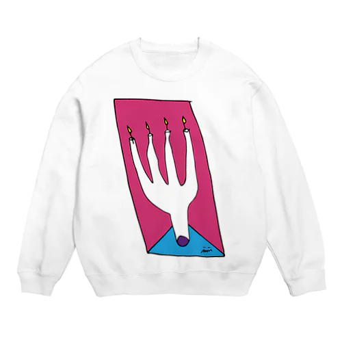 ユビキャンドル Crew Neck Sweatshirt