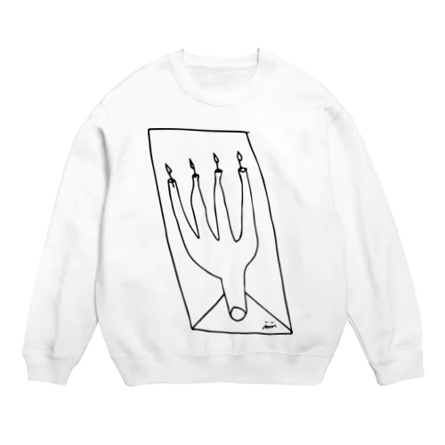 ユビキャンドルmono Crew Neck Sweatshirt