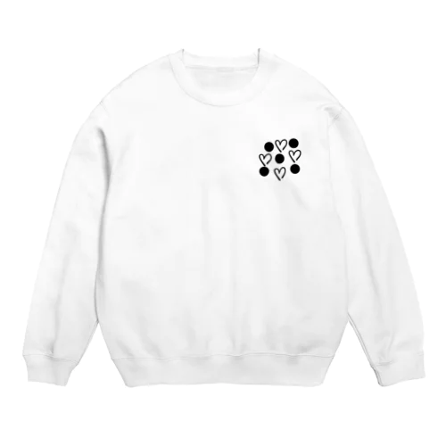 Heart Bubbles Crew Neck Sweatshirt