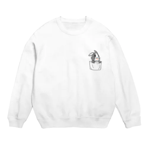 はこちゃんとお友達 inポケットスエット Crew Neck Sweatshirt