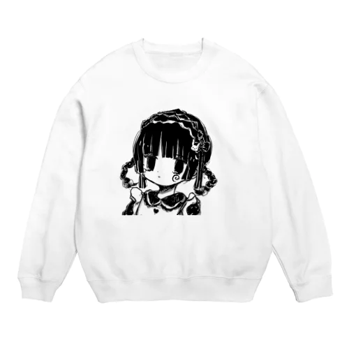 メイドさん Crew Neck Sweatshirt