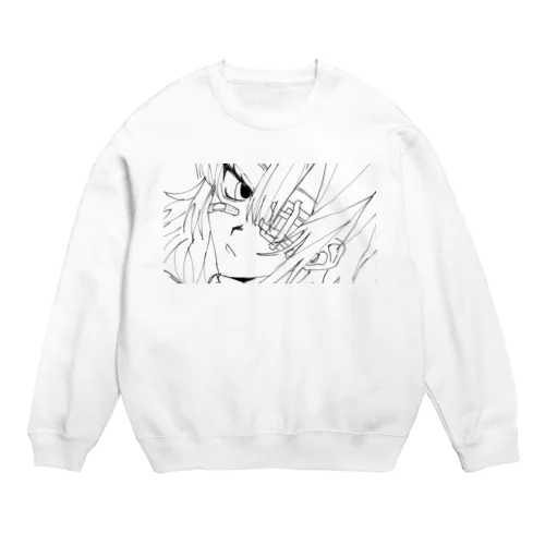 眼帯 Crew Neck Sweatshirt