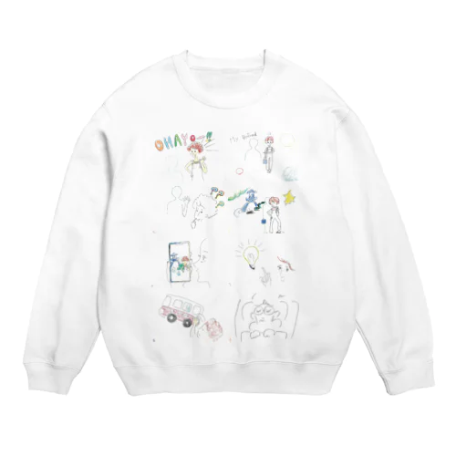 おはよう！いきりょうくんグッズ1 Crew Neck Sweatshirt