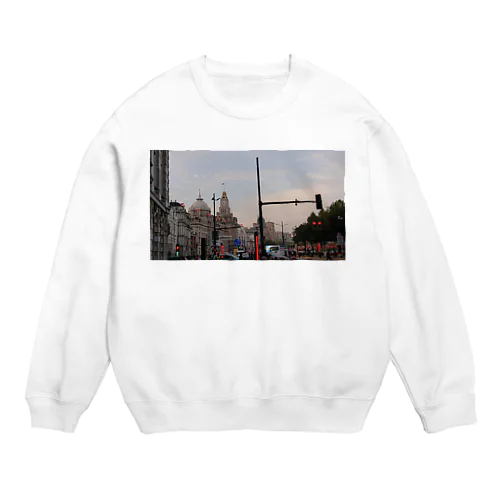 前時代・レトロモダン・上海 Crew Neck Sweatshirt