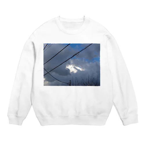 光の中へ Crew Neck Sweatshirt