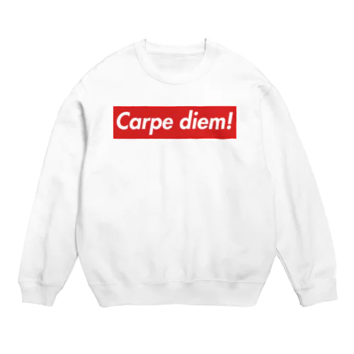 Your HappyのCarpe diem!版 Crew Neck Sweatshirt