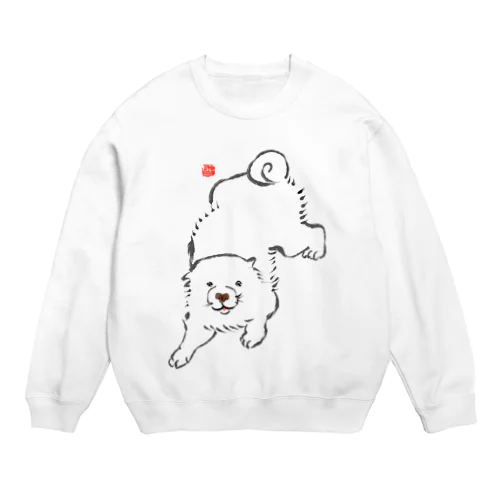 長沢芦雪の「あの犬」シリーズ Crew Neck Sweatshirt