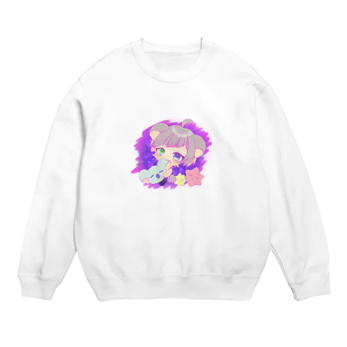 こあらくんと金平糖 Crew Neck Sweatshirt