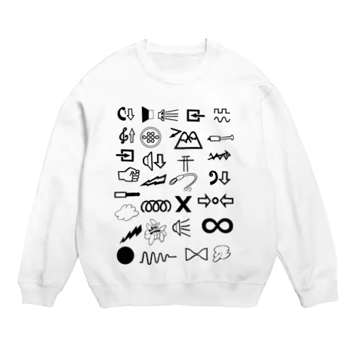 Material  Crew Neck Sweatshirt