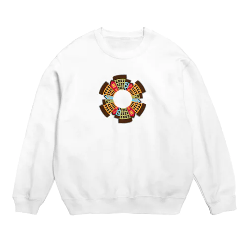 都市の景観 Crew Neck Sweatshirt