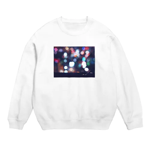 玉ボケ(ver:カラフル) Crew Neck Sweatshirt