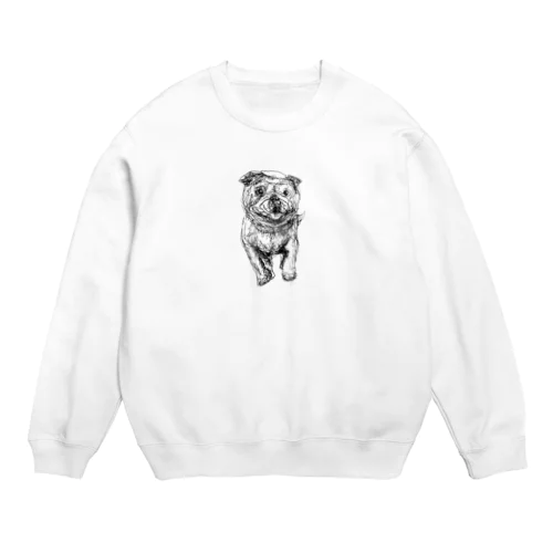 犬のやつ Crew Neck Sweatshirt