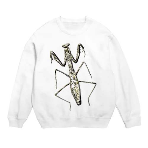 シルバーカマキリ Crew Neck Sweatshirt