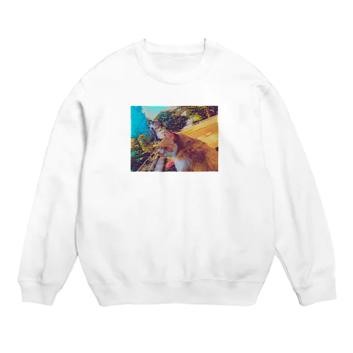 おきなわねこちゃん Crew Neck Sweatshirt