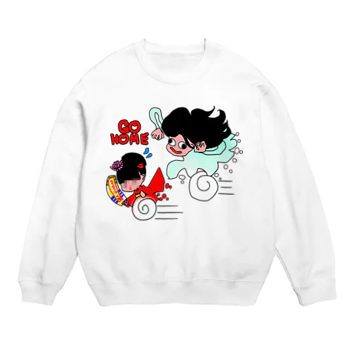 GOHOME手描き Crew Neck Sweatshirt