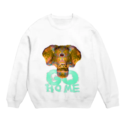 GOHOMEヲアサ Crew Neck Sweatshirt