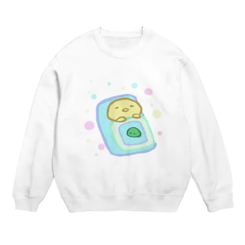 おやすみぬくとん Crew Neck Sweatshirt