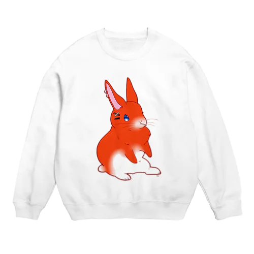 うさ兎角 Crew Neck Sweatshirt