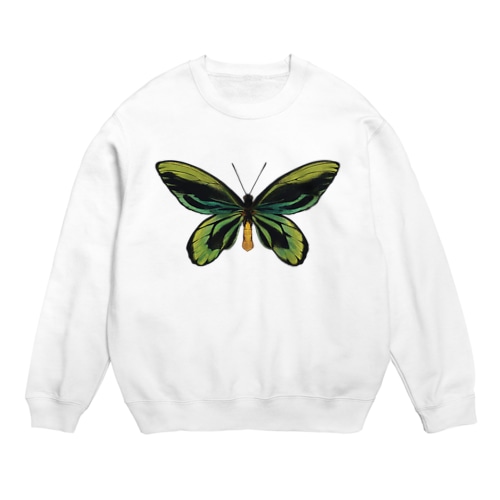 アレクサンドラトリバネアゲハ Crew Neck Sweatshirt