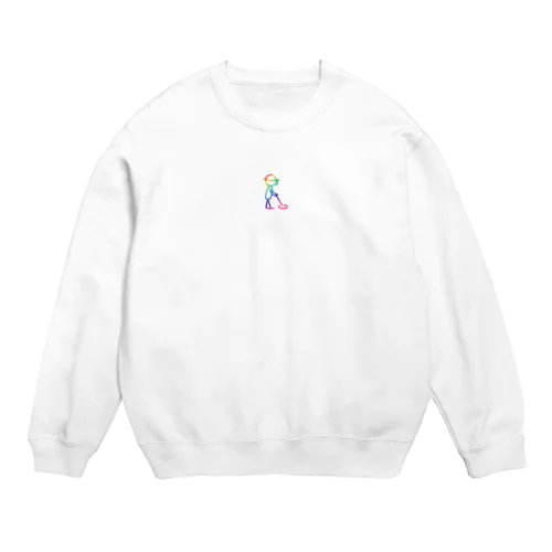 地雷をなくす jokyoin 彩くん Crew Neck Sweatshirt